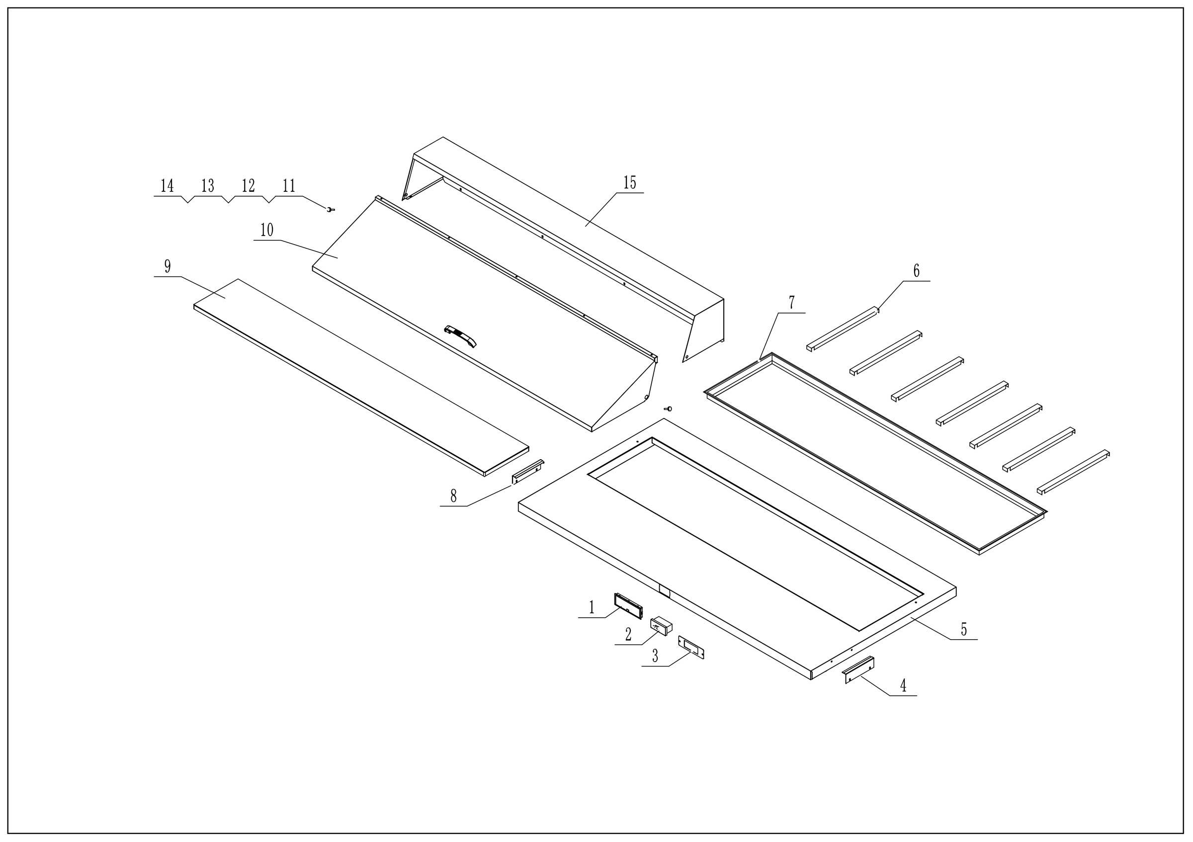 Counter Top Assembly Replacement Parts - C-SP60-16-HC Replacement Parts ...