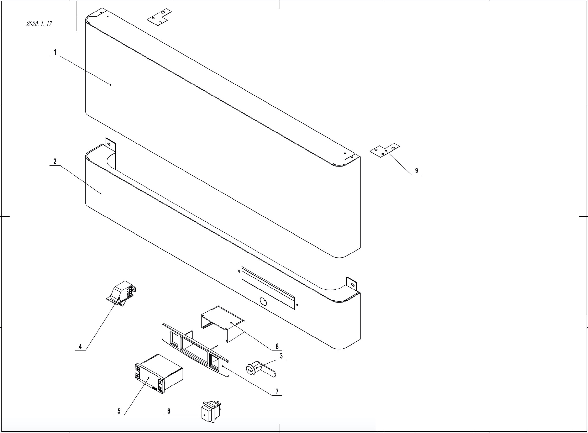 Version 1 - Motor Cover Assembly