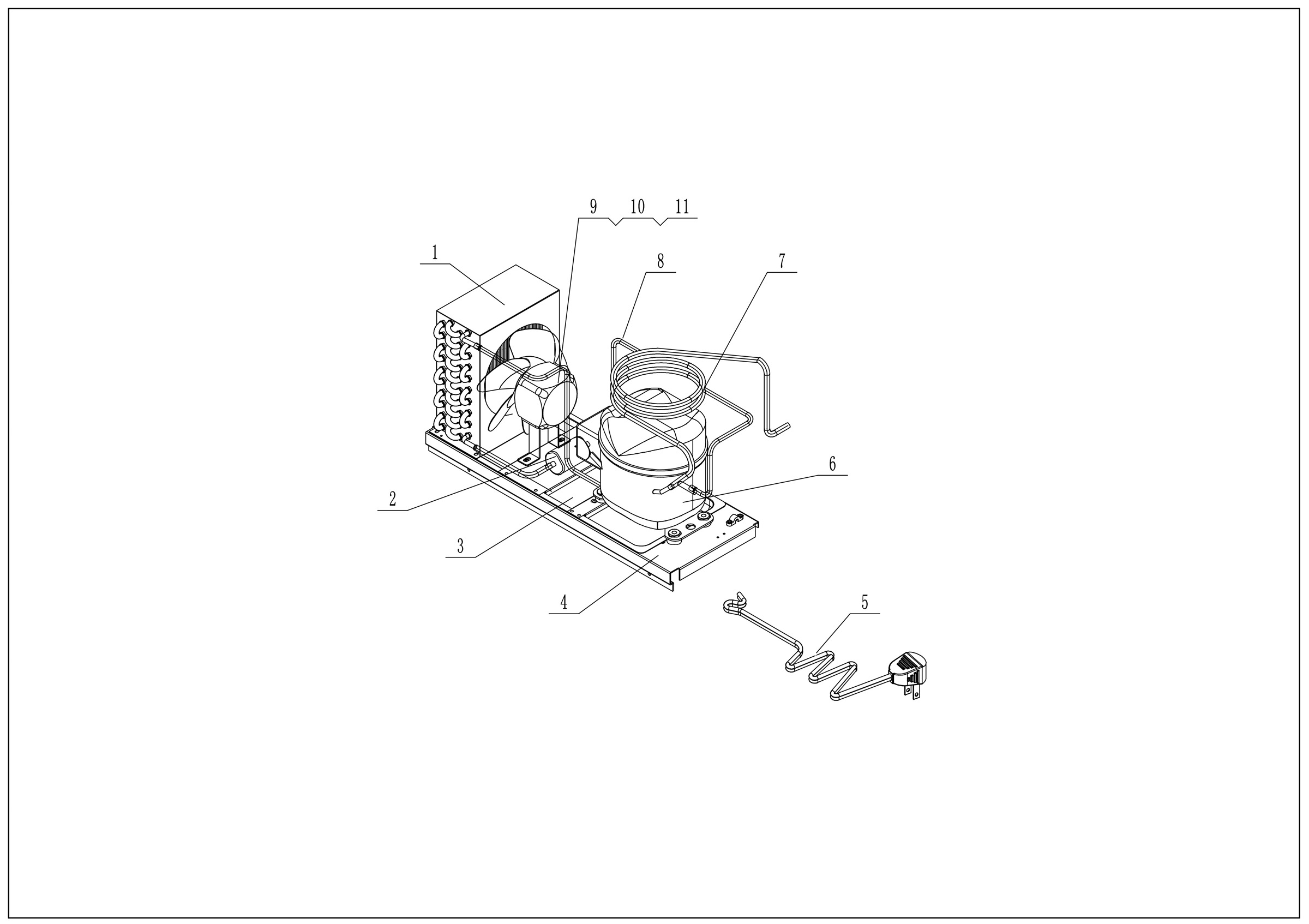 Condensing Unit Assembly Replacement Parts - C-CB72-76-HC Replacement ...