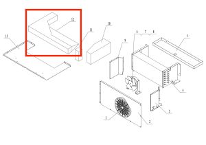 Evap Airflow Foam Block-Left