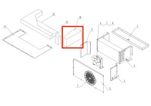 Evap Airflow Foam Block-Right