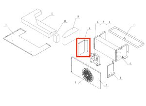 Evap Airflow Left Cover