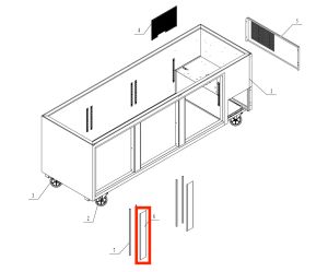 Middle Mullion Front Plate