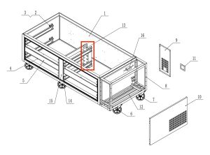 Drawer Guide Unit Bracket