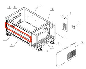 Middle Mullion Frame Strip