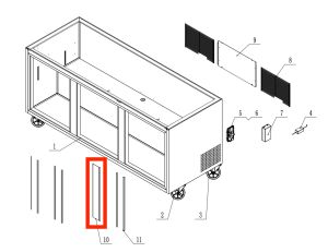 Middle Mullion Front Plate