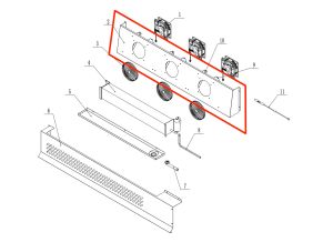 Cover For Evap Motor 