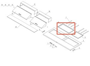 Support Strip For Pan-Left
