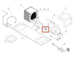 Magnetic Valve V1 (Includes Solenoid Valve Body and Solenoid Valve Winding)
