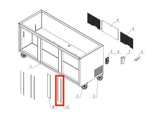 Middle Mullion Frame Strip