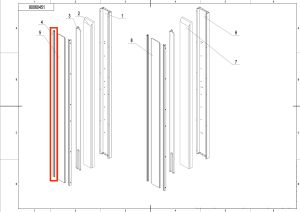 Mullion Plastic Connector