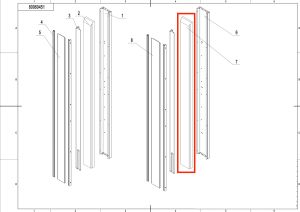 Mullion Plastic Connecter 