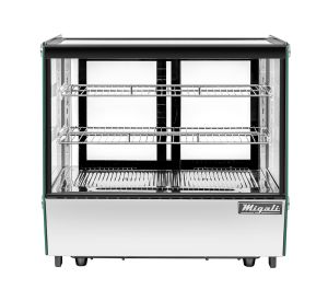 28” Wide Counter-Top Straight Glass Display Case Refrigerator 