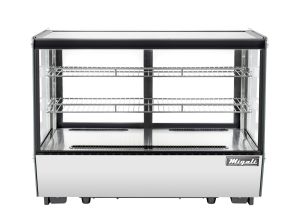 35” Wide Counter-Top Straight Glass Display Case Refrigerator 