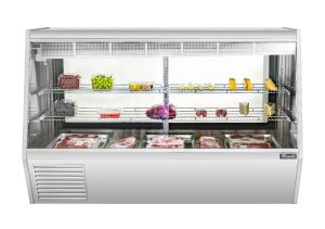 7 Ft Deli Display Case, Straight Glass 