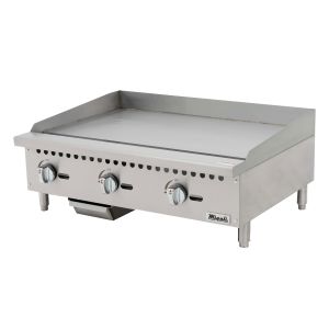 36″ Wide Manual Griddle - 90,000 BTU