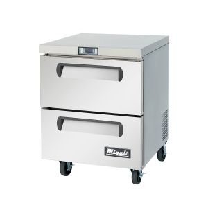 27″ Under-counter & Work Top Freezer