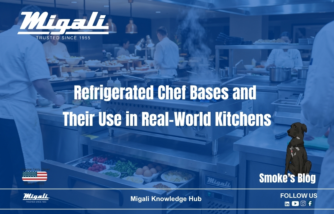 Migali Refrigerated Chef Bases and Their Use in Real-World Kitchens