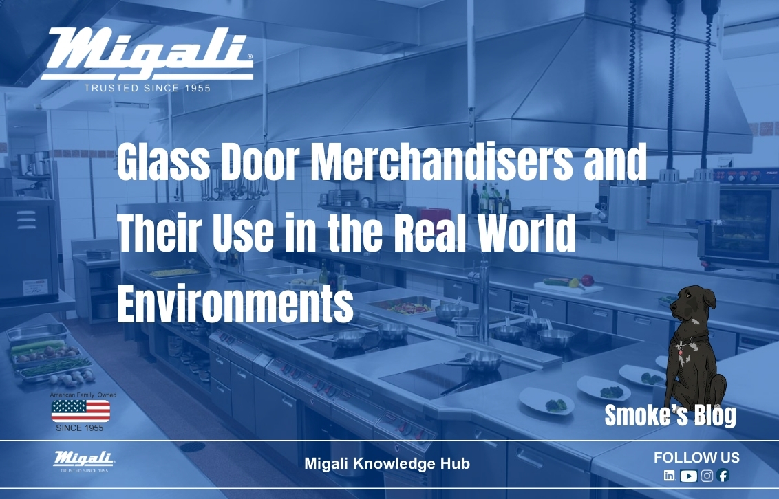 Migali Glass Door Merchandisers and  Their Use in the Real World Environments