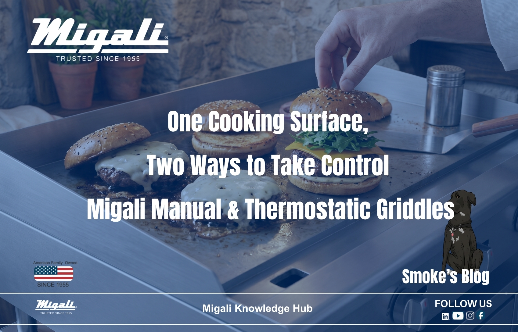 One Cooking Surface, Two Ways to Take Control. Migali Griddles